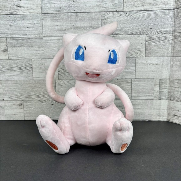 Vintage 1997 Pokemon MEW 10" Plush Stuffed Animal - Picture 9 of 11